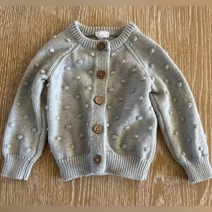 Jamie Kay Dusty Blue Knit Cardigan